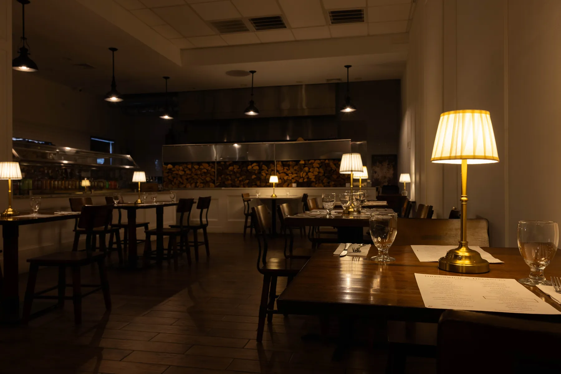 The counter at Greenwich & Delancey, Cos Cob.
